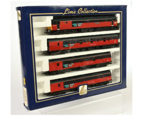 Lima OO 149784 Rail Express Systems Train Pack. Containing BR Red / Grey Class 47 - Res Publica loco plus 3x Royal Mail Parce