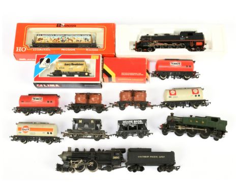 Hornby, Lima &amp; Similar mixed group of OO &amp; HO Gauge Locomotives and Rolling Stock (see photo). Conditions are general