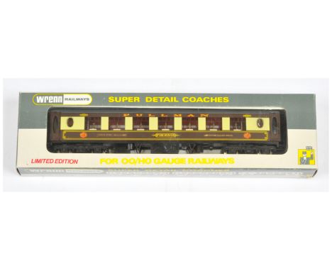 Wrenn W6105P Limited Edition brown and pale cream 1st Class Pullman Car 'Phoenix with Golden Arrow adornments to sides. Compl