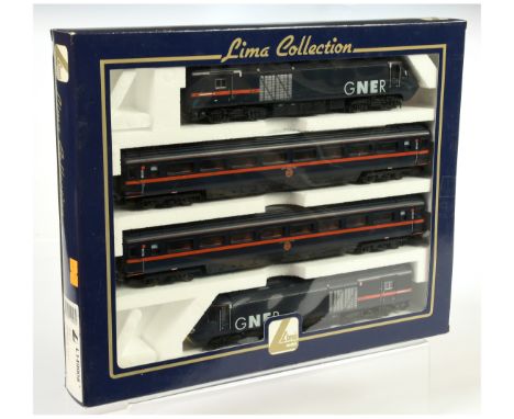 Lima OO L149908&nbsp; GNER Train Pack. Containing Power &amp; Dummy cars plus 2x coaches. Conditions: Near Mint to Mint in Go