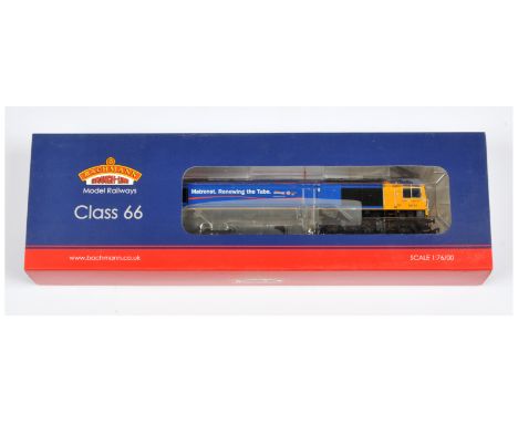 Bachmann OO Gauge 32-979X (Limited Edition) Class 66 GBRF/Metronet Diesel Locomotive No. 66722 "Sir Edward Watkin", produced 