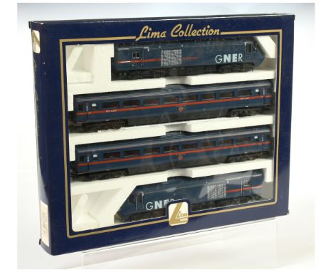 Lima OO L149872&nbsp; GNER Train Pack. Containing Power &amp; Dummy cars plus 2x coaches - The Great Racer. Conditions: Near 