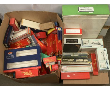 Hornby, Bachmann &amp; Similar large qty of empty boxes (see photo). Conditions are Poor to Excellent.&nbsp;