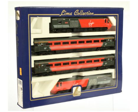 Lima OO L149916 Virgin Trains 4x piece Train Pack. Containing Power & Dummy cars plus 2x coaches - Storm Force. Conditions: N