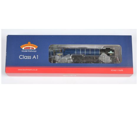 Bachmann OO Gauge 32-550C 4-6-2 BR A1 Class Steam Locomotive No. 60163 "Tornado" in BR blue. Condition is Near Mint to Mint i