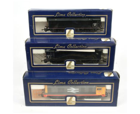 Lima OO Group of 3x Class 20 Diesel Loco's. Comprising 204707A8 Black / Grey 20042 - Waterman Railways; 204865A7 BR Grey 2005