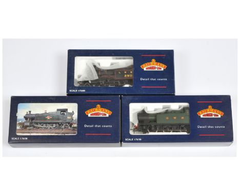 Bachmann trio of BR Steam Tank Locomotives comprising of 32-075 0-6-2 GWR Class 56XX Steam Tank Locomotive No. 5667 and other