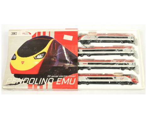 Dapol OO Gauge D3901 Virgin Trains 4-car Pendolino EMU No.390 001 "Virgin Pioneer", with non-working plastic pantograph to 1s