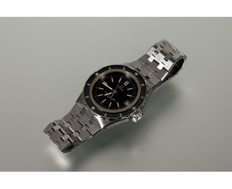 Omega: a Seamaster Plongeur de Luxe "Jacques Mayol" stainless steel wristwatch, 1981, ref .396.0900, 1337 quartz movement, wi