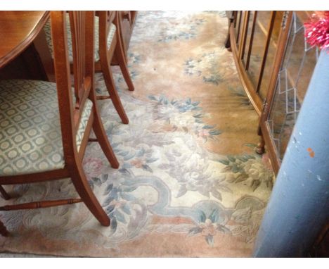 A LARGE CARPET. 279CM X 380CM