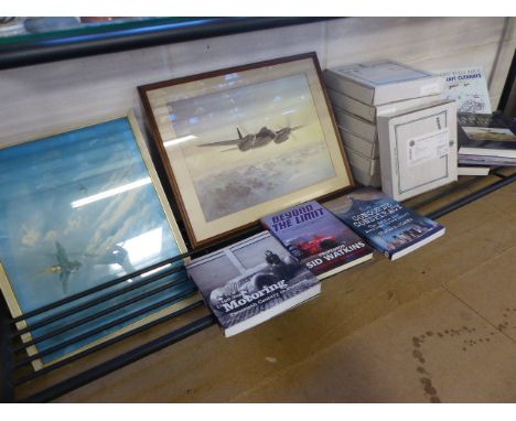 Large Collection of Aviation related items on WW2 Air craft, Red Arrows etc. Books, Pictures, Collector plates and models etc