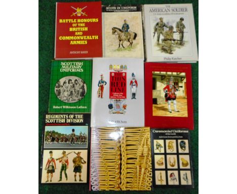 Books. Battle Honours of the British and Commonwealth Armies - Baker.; Brassey's Book of Uniforms - Newark.; The Thin Red Lin