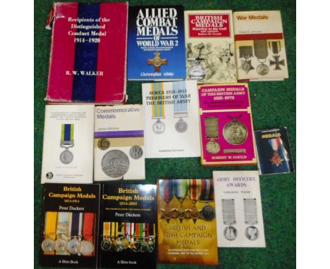 Books. Recipients of the Distinguished Conduct Medal. 1914-1920 - Walker.; Allied Combat Medals of World War 2 - Ailsby.; Bri