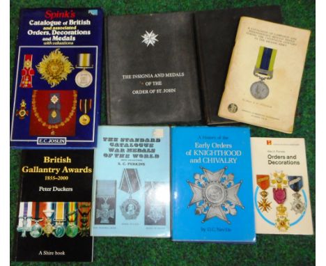 Books. British Gallantry Awards 1855-2000 - Duckers.; The Standard Catalogue War Medals of the World - Perkins.; A History of