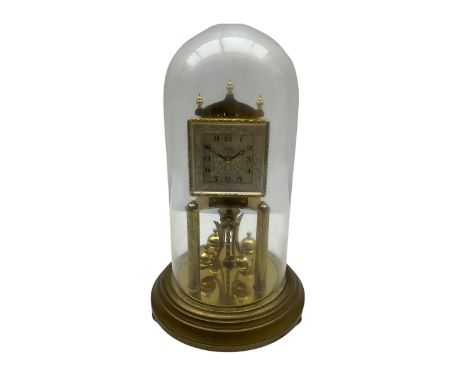 A&nbsp;"Kundo"&nbsp;400-day torsion clock made by the 20th century German manufacturer Kieninger &amp; Obergfell, with a deco