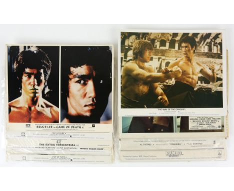 10 sets of Front of House cards including Where Eagles Dare including Richard Burton and Clint Eastwood, E. T. The Extra Terr