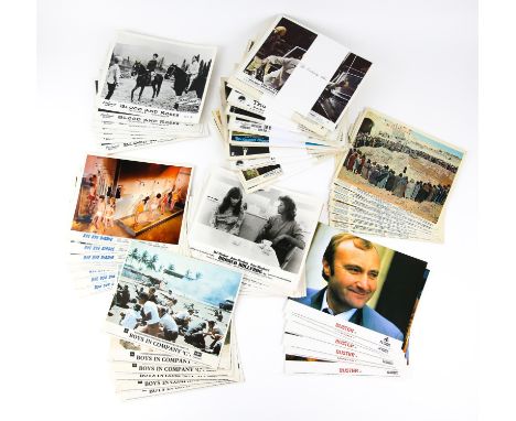 25 sets of Front of House cards including Account Rendered, Buster, A View from the Bridge, Boys in Company C, The Assassinat