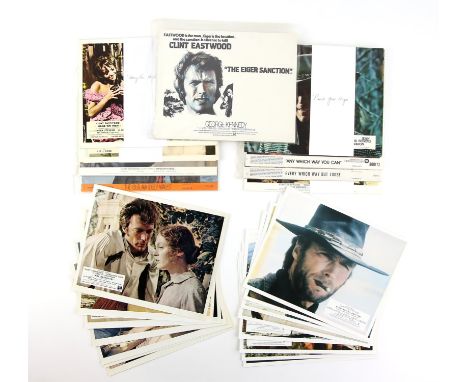 Clint Eastwood - 11 sets of Front of House cards, including High Plains Drifter, Magnum Force, Coogan's Bluff, The Eiger Sanc