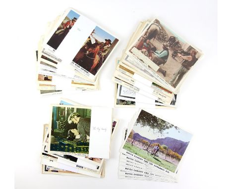 25 sets of Cowboy and Western film Front of House cards including Butch Cassidy and the Sundance Kid, The Big Country, Blue, 