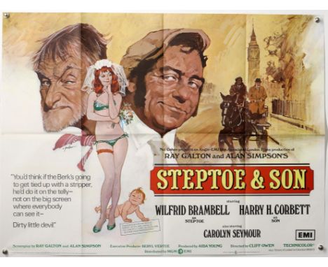 Steptoe & Son (1972) British Quad film poster, illustration by Arnaldo Putzu, folded, 30 x 40 inches. Provenance: From The Mi