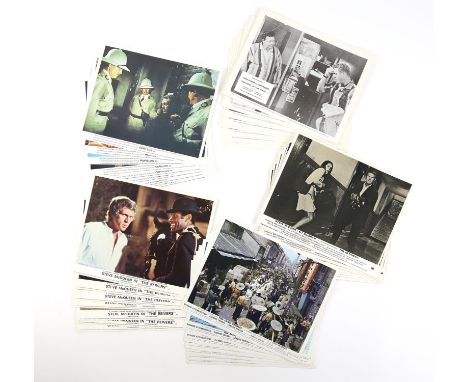5 sets of Steve McQueen related Front of House cards including The Sand Pebbles, The Reivers, The Getaway, Papillon and Soldi