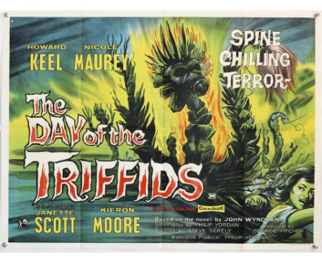 The Day of the Triffids (1962) British Quad film poster, Horror, Allied Artists, folded, 30 x 40 inches. Provenance: From The