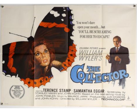 The Collector (1965) British Quad film poster, directed by William Wyler and starring Terence Stamp, folded, 30 x 40 inches. 