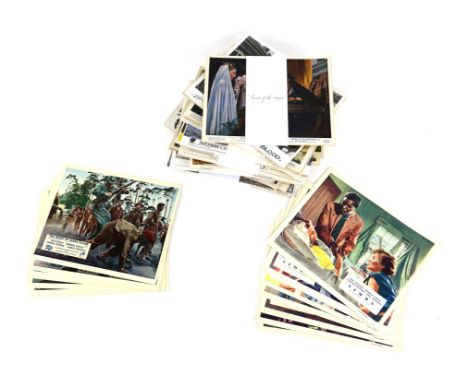 25 sets of Front of House cards including Simba, The Secret of Blood Island, Sword of the Conqueror, The Steel Claw, Swords o