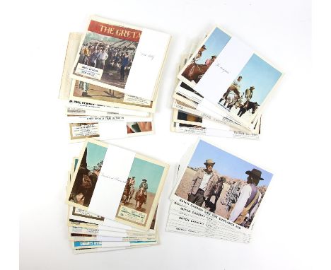 22 sets of Cowboy and Western related film Front of House cards including Butch Cassidy and the Sundance Kid, Ned Kelly starr