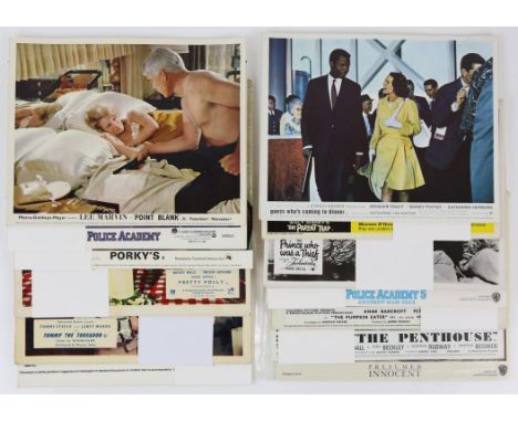 25 sets of Front of House cards including Cecil B. De Mille's The Greatest Show On Earth,  Guess Who's Coming To Dinner, Poor