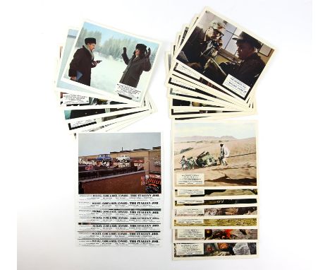 4 Michael Caine related sets of Front of House cards including The Italian Job, The Ipcress File, Play Dirty, Billion Dollar 