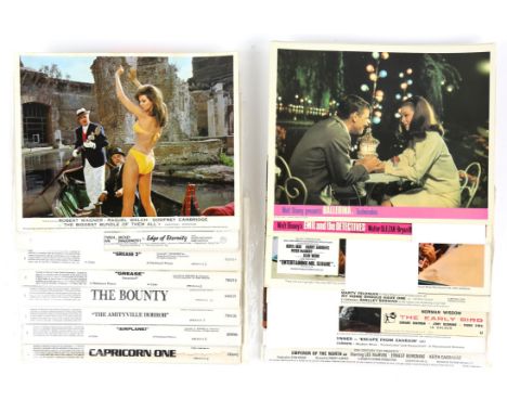 25 sets of Front of House cards including The Amityville Horror, Airplane!, Capricorn One, The Bounty, The Professionals, Gre