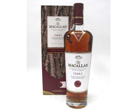 Whisky - The Macallan Highland Malt Scotch Whisky "Terra", 700ml., 43.8% Vol. boxed.