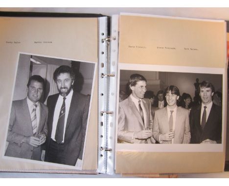 SOUTHAMPTON / AUTOGRAPHS         A ring-binder folder of Press and private photographs for events at Southampton including th