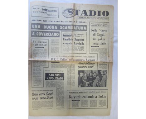 1965 FAIRS CUP       Torino v Leeds United played at 6 October 1965 Stadio Comunale, Turin / Roma v Chelsea played 6 October 