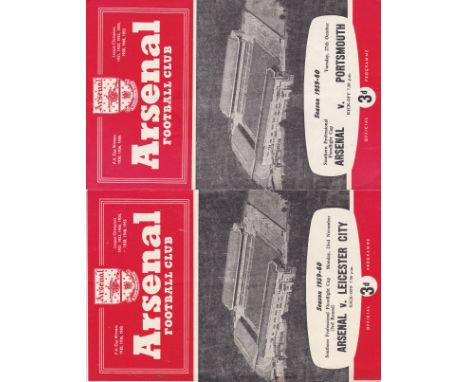 ARSENAL          Two home programmes in the Southern Professional Floodlight Cup which was a first team competition and the f