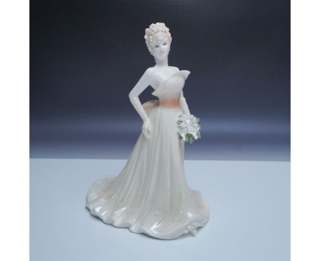 Coalport Florence from The Modern Bride Collection, a limited edition of 2,000. This 1998 bone china figurine features an ele
