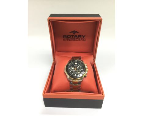 A boxed Rotary watch. Shipping category B.