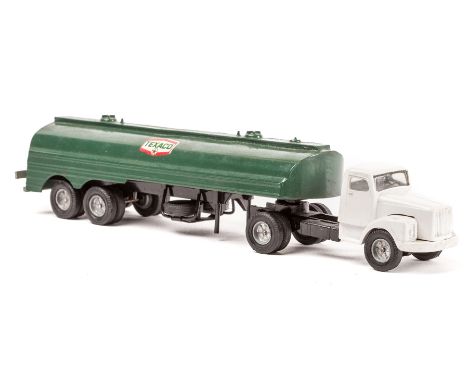 A seldom seen Supermini Series Brazilian articulated petrol tanker produced by Jue Arte Em Metalurgica S. Paulo Ind Brasileir