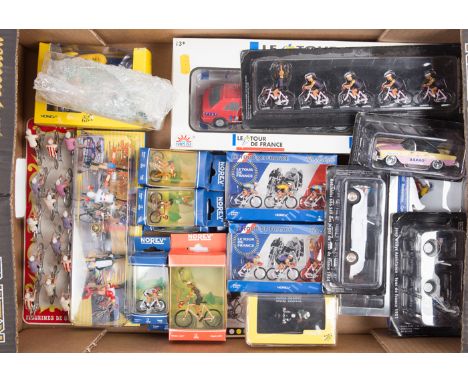 A quantity of Tour de France and Other Competition Cycling Iitems. Including Colmar-F Sprint Final 5-item set, CIJ – Waterman