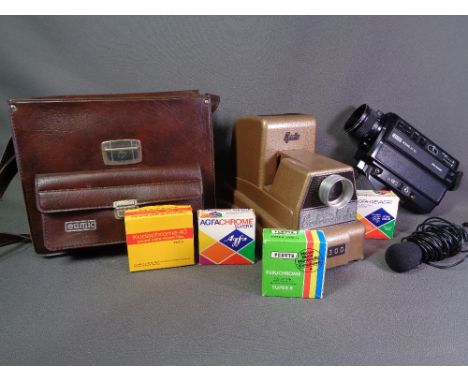 EUMIG VINTAGE CINE CAMERA and a Specto colourslide projector ETC