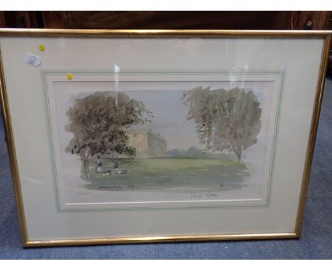 SIR HUGH CASSON (1910-1999) Wardour Castle, Wiltshire, lithograph signed in pencil, 1987, no.22 of 250