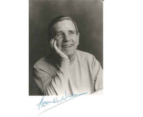 Sir Norman Wisdom signed 6x4 b/w photo. 4 February 1915 - 4 October 2010) was an English actor, comedian, and singer-songwrit