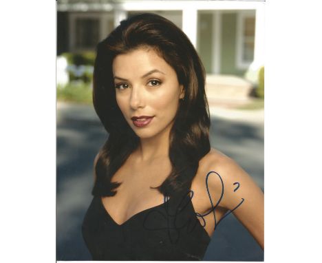 Movies and TV Eva Longoria 10X8 signed colour photo. Eva Jacqueline Longoria Bastón is an American actress, producer, directo
