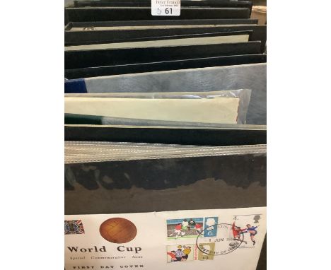 Great Britain collection of first Day covers in six albums.  1966 - 1990 period.  (B.P. 21% + VAT) 