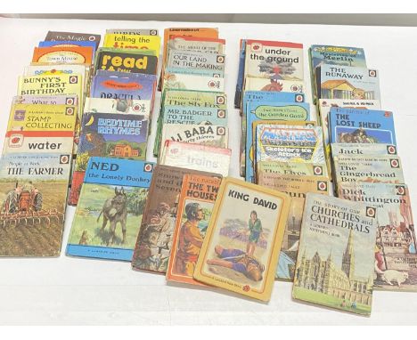 A large selection of vintage Ladybird books, shipping unavailable