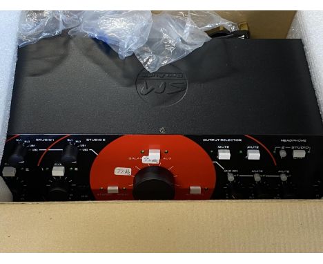 A boxed SM Pro Audio M-Patch 4M - Passive Monitor Controller with Talkback (untested)