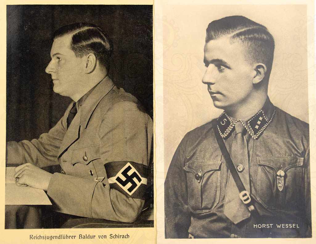 2 Foto Ak Brustportraits Von H Wessel Fa Hoffmann U B V Schirach Ungel 1061934f Condi