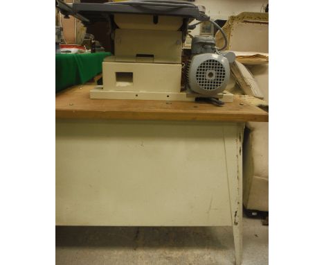 Two wood-working benches, assorted wood-working electric tools, bench tools, two Kitty K Five sets which include planers, cir