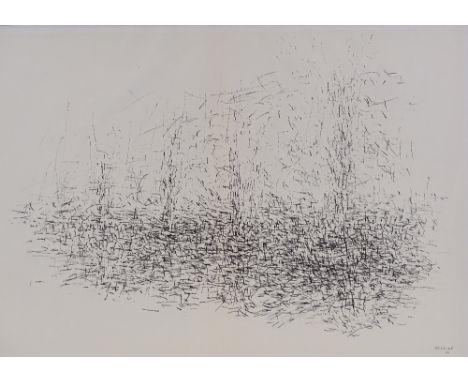 Gean Rene Bazaine (1904 - 1995), lithograph, abstract composition 1966, 14" x 21", mounted 
